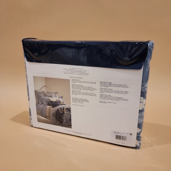 Ralph Lauren Indigo Cottage Floral FULL / QUEEN Duvet Cover - Picture 4 of 7